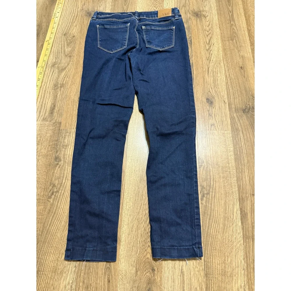 YMI Girl Jeans Girls Size 16 Dark Wash Denim Straight Leg Stretch Excellent